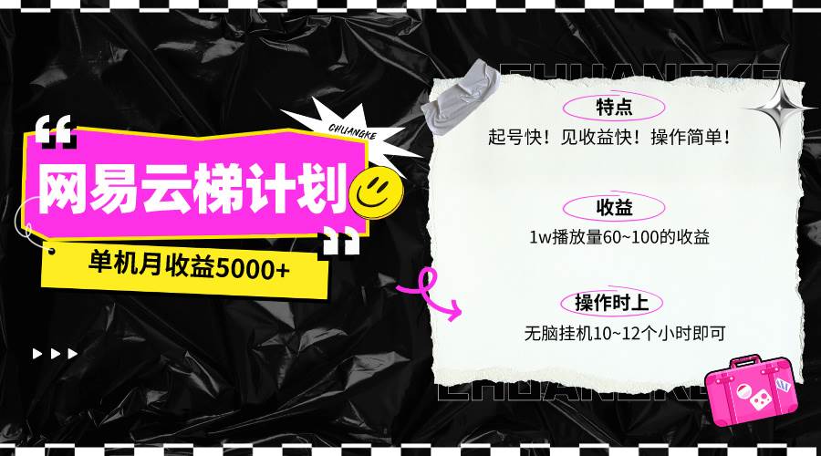 最新网易云梯计划网页版，单机月收益5000+！可放大操作-猪猪博客网